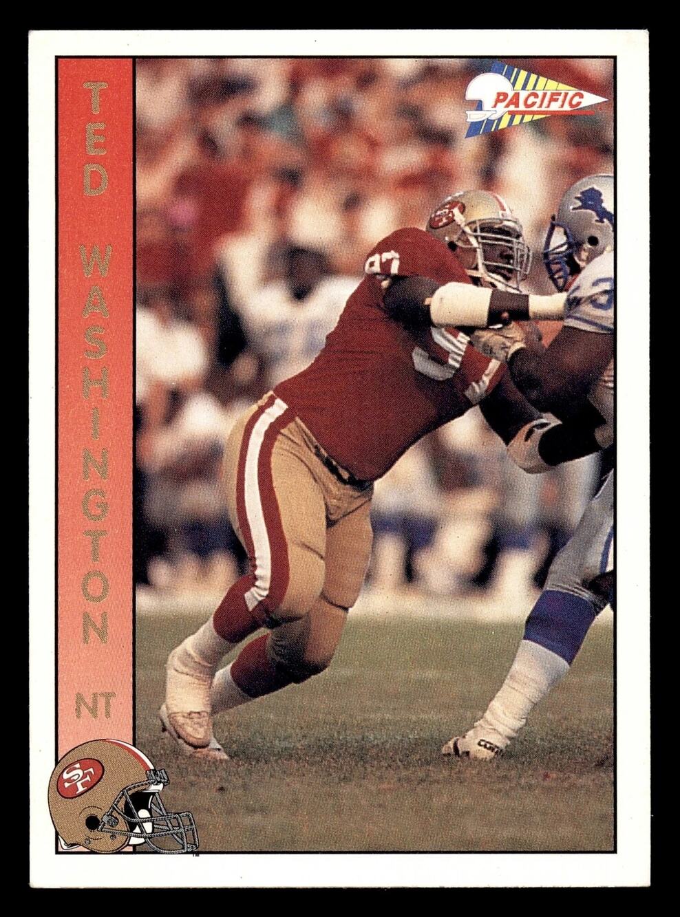 1992 Pacific #612 Ted Washington Football Trading Card
